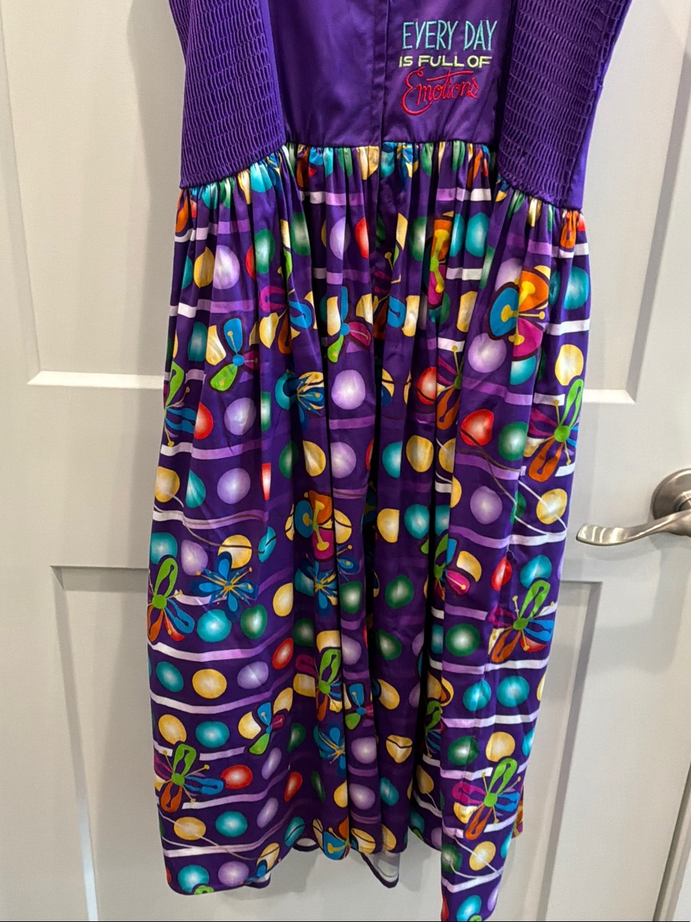 NWT The Dress Shop Disney Purple Floral Pixar Mini Dress M Collection Piece - Picture 9 of 13